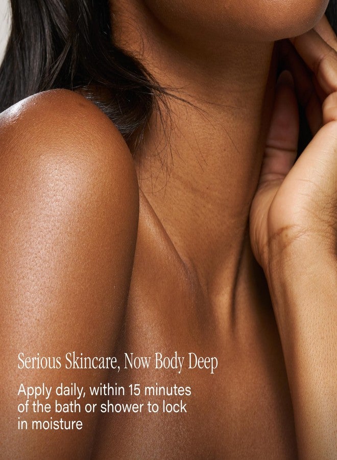 سكن زبدة الجسم المضيئة المضادة للشيخوخة من سكين للبشرة الجافة - كريم مرطب فائق يدوم طويلاً للبشرة الجافة والباهتة والخشنة - سريع الامتصاص وغير دهني مع فيتامين سي وعسل مانوكا - Image 4